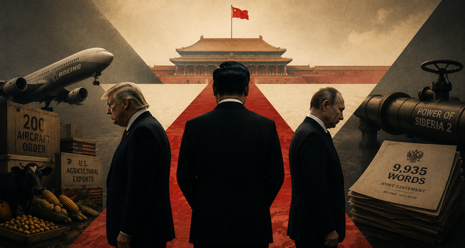 Trump Got Commerce. Putin Got Words. Beijing Got Everything Else.