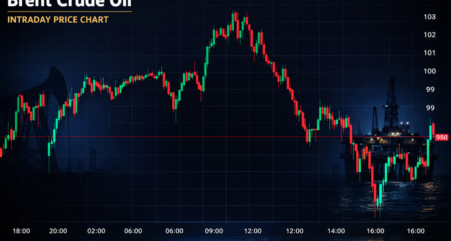 Oil  Prices Slip Below $97 as US Signals Passage for Iranian Oil Through Strait of Hormuz