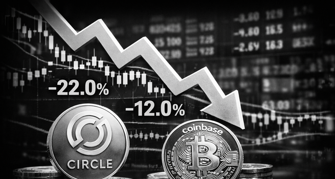 Clarity Act Jolts Crypto Stocks as Circle Falls 22% and Coinbase Drops 12%