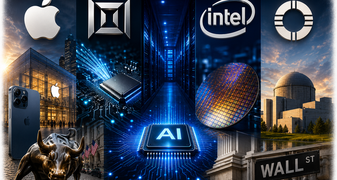 AAPL,  MRVL, INTC, and OKLO: Wall Street Repositions Around AI Infrastructure and Agentic Computing