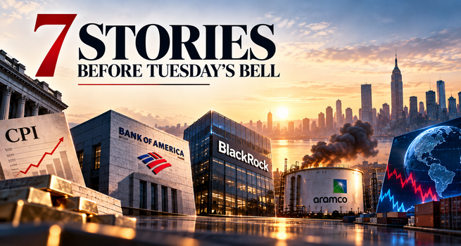 Hot CPI at 3.7% Lifts Yields and Sinks Gold Below $4,100, Bank of America Drops on a $1.2 Billion Fine, BlackRock Reports Record Assets: 7 Reads Before Wednesday's Bell