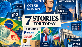 Anthropic Files for a Nasdaq IPO, Meta Lifts Its Equity Raise to $97.5 Billion, SpaceX Closes $40 Billion in GPU Debt and Brazil's Real Plunges 8%: 7 Reads Before Tuesday's Bell