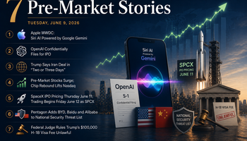 Pre-Market Stocks Surge, Siri Runs on Gemini and OpenAI Files for IPO: 7 Pre-Market Stories That Could Define Your Tuesday