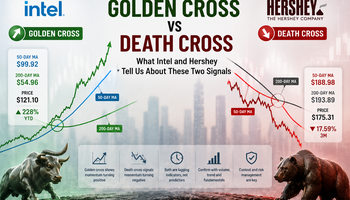 Golden Cross vs Death Cross: What Intel and Hershey Tell Us About These Two Signals