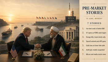 Iran Deal Sends Oil Below $80 for First Time Since March, SpaceX Extends Rally and G7 Opens in Evian: 7 Pre-Market Reads for Monday