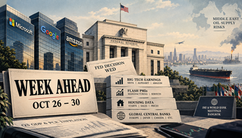 Week Ahead (October 26 to 30): Microsoft, Alphabet and Amazon Earnings, the Fed Decision, and Q3 GDP Converge