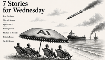 Marvell Surges 33%, SpaceX Prices at $135 and Iran Hits Bahrain: 7 Stories for Wednesday